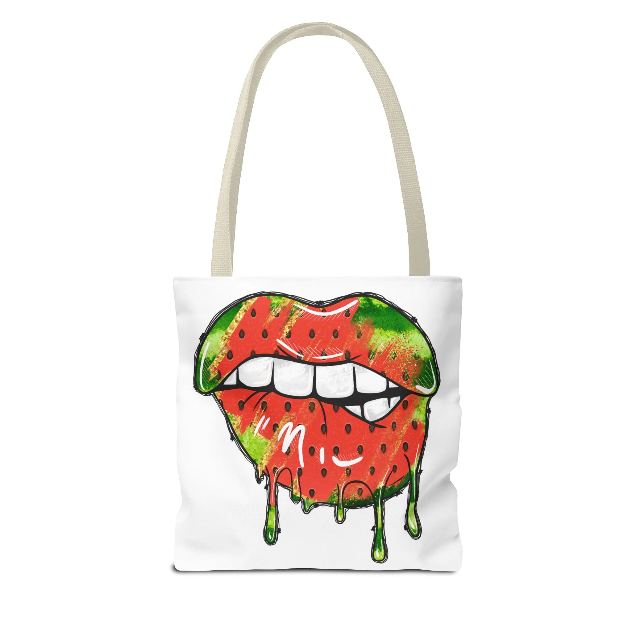 Watermelon Lips Tote Bag (AOP)