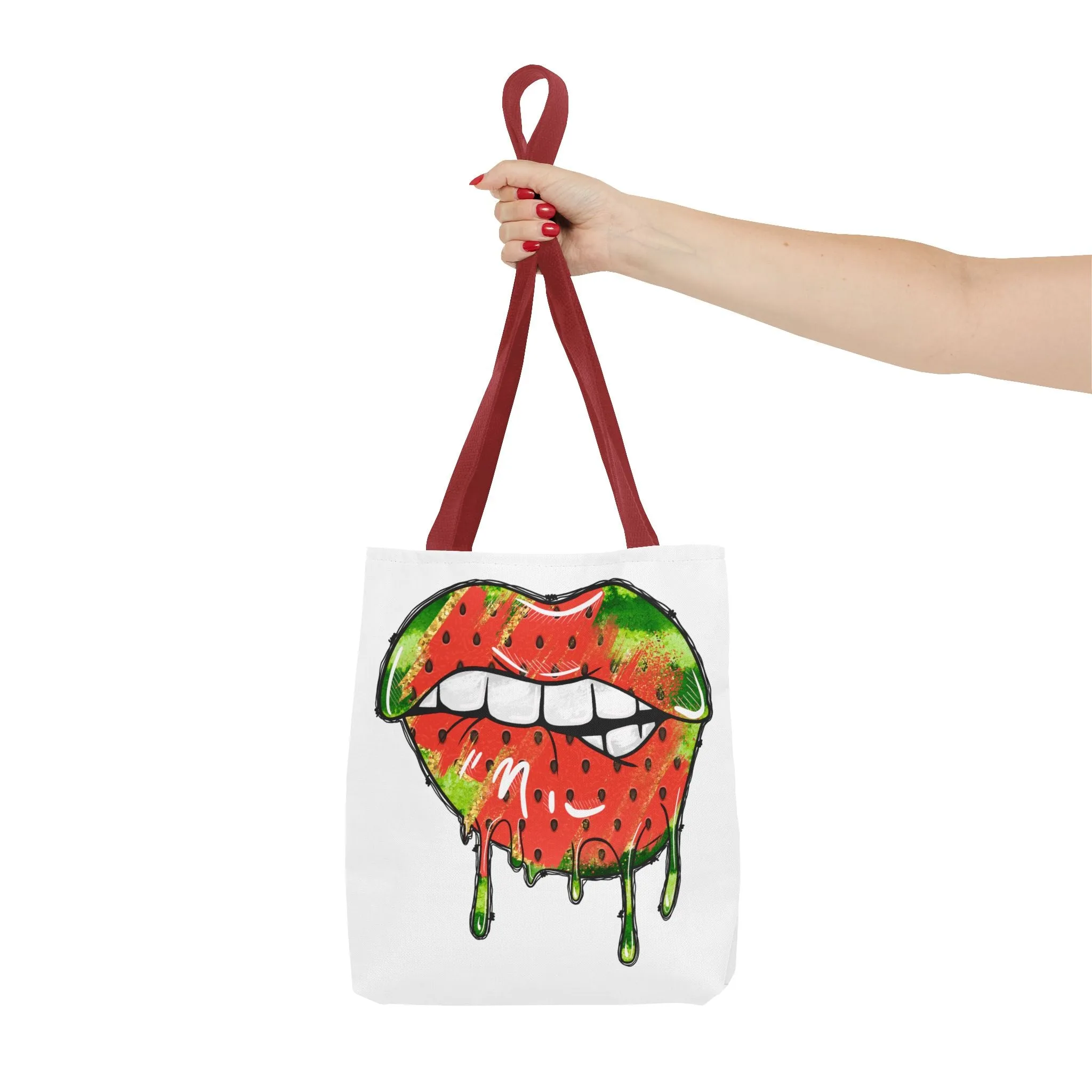 Watermelon Lips Tote Bag (AOP)