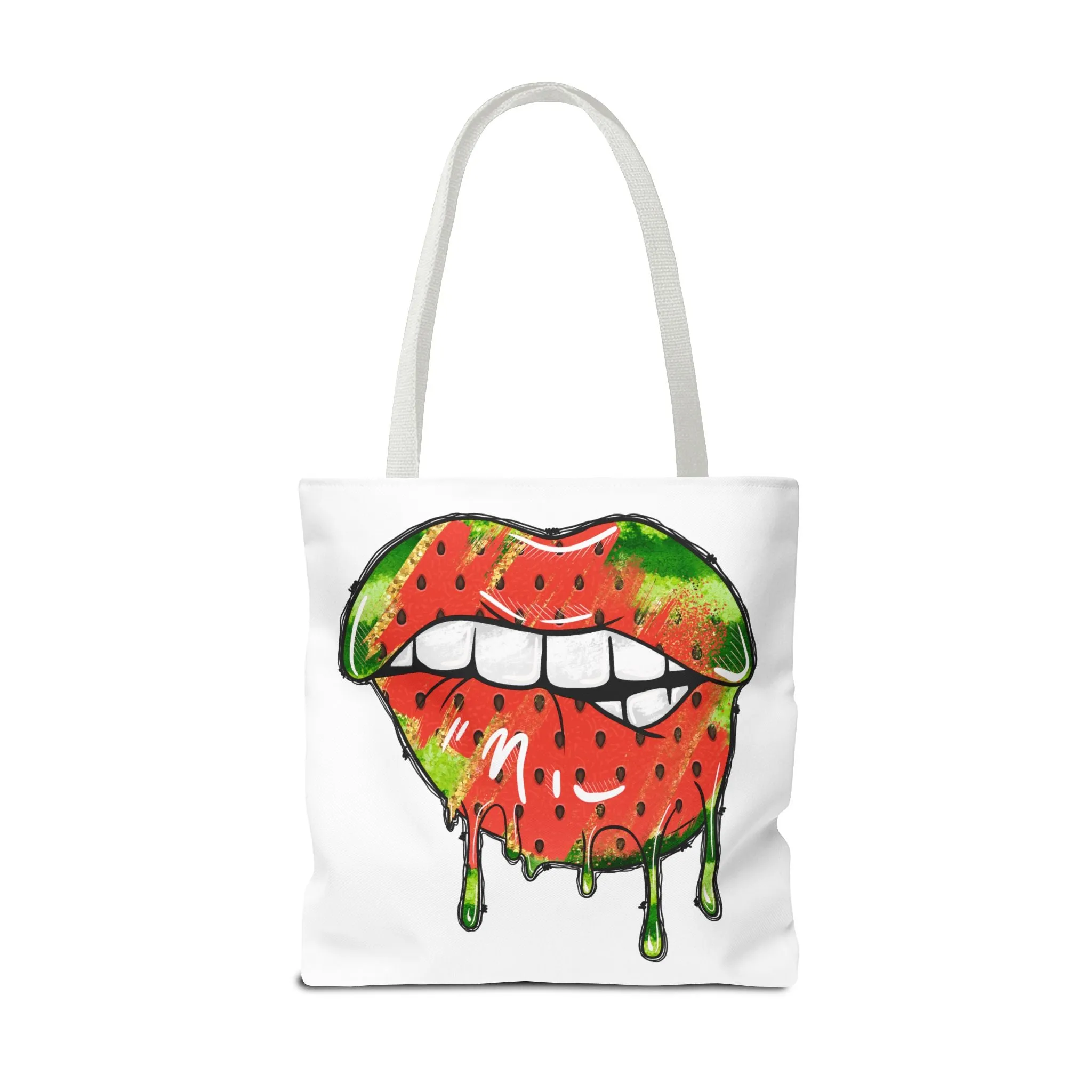 Watermelon Lips Tote Bag (AOP)