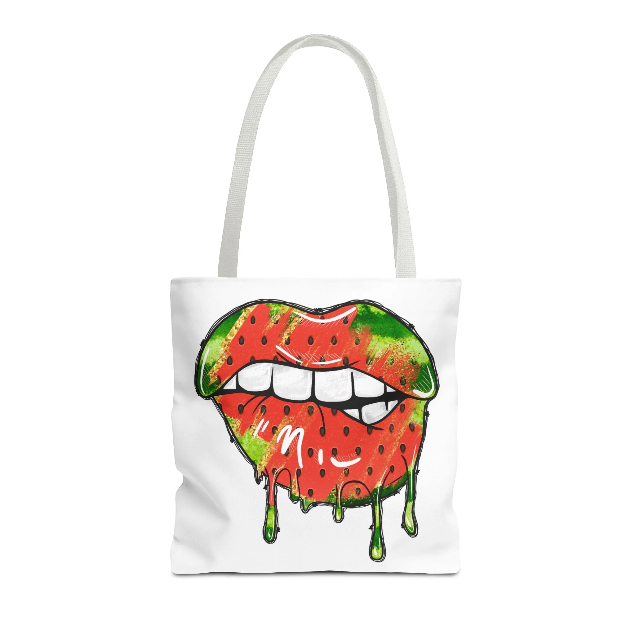 Watermelon Lips Tote Bag (AOP)