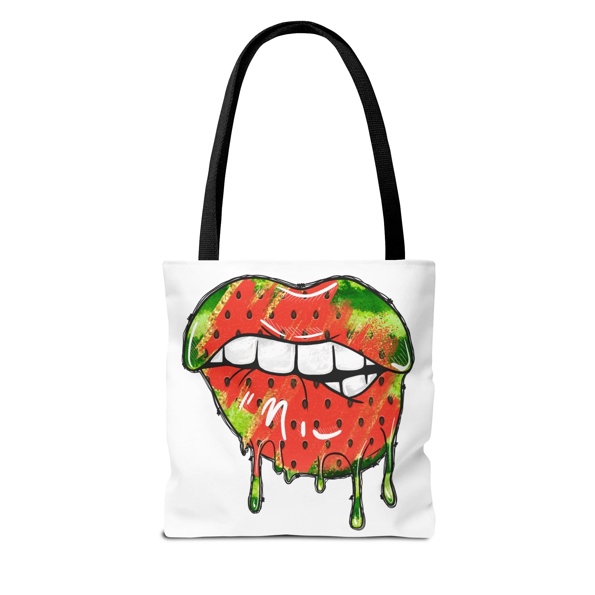 Watermelon Lips Tote Bag (AOP)