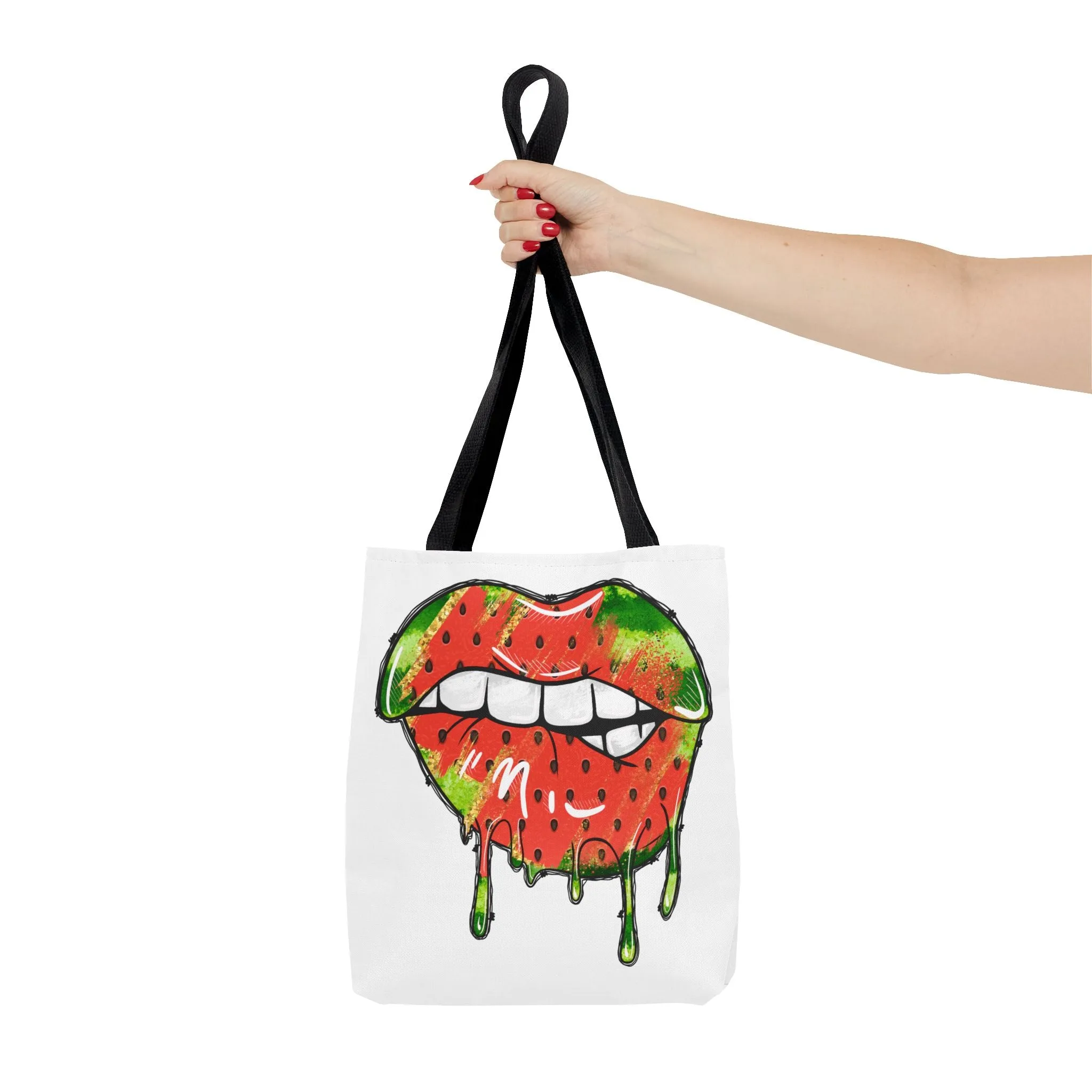 Watermelon Lips Tote Bag (AOP)