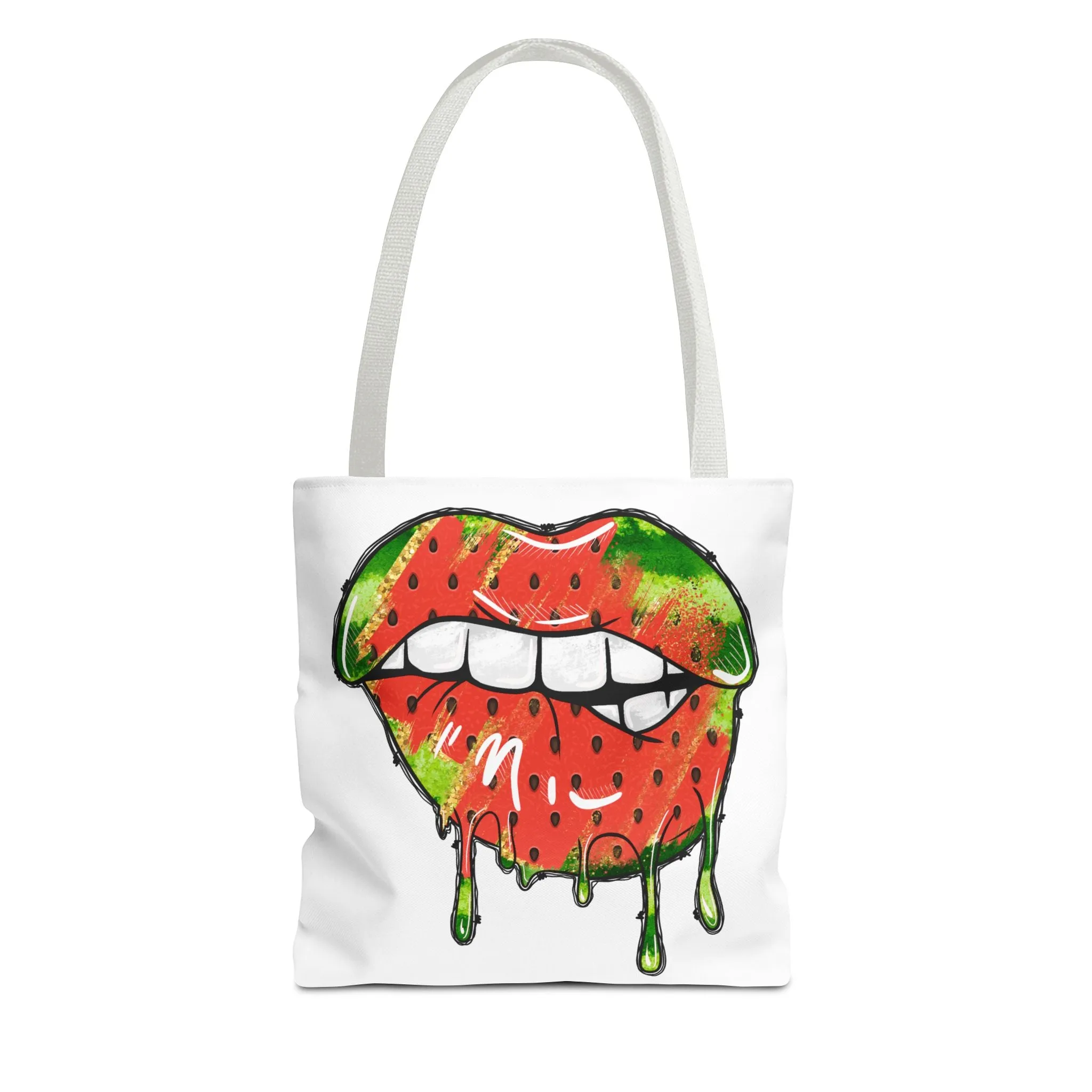 Watermelon Lips Tote Bag (AOP)