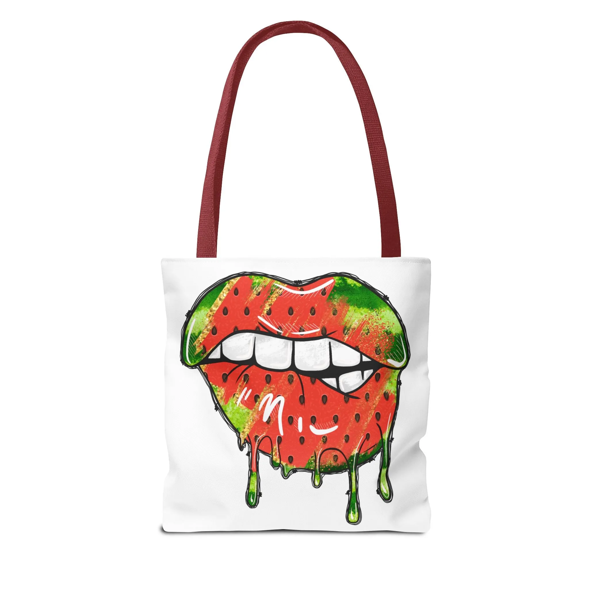 Watermelon Lips Tote Bag (AOP)
