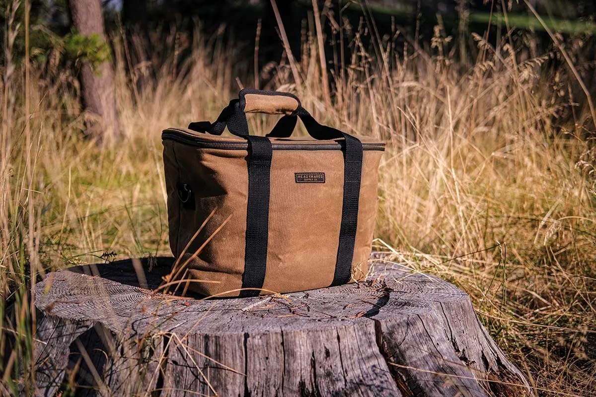 Waxed Canvas Soft-Sided Cooler Bag
