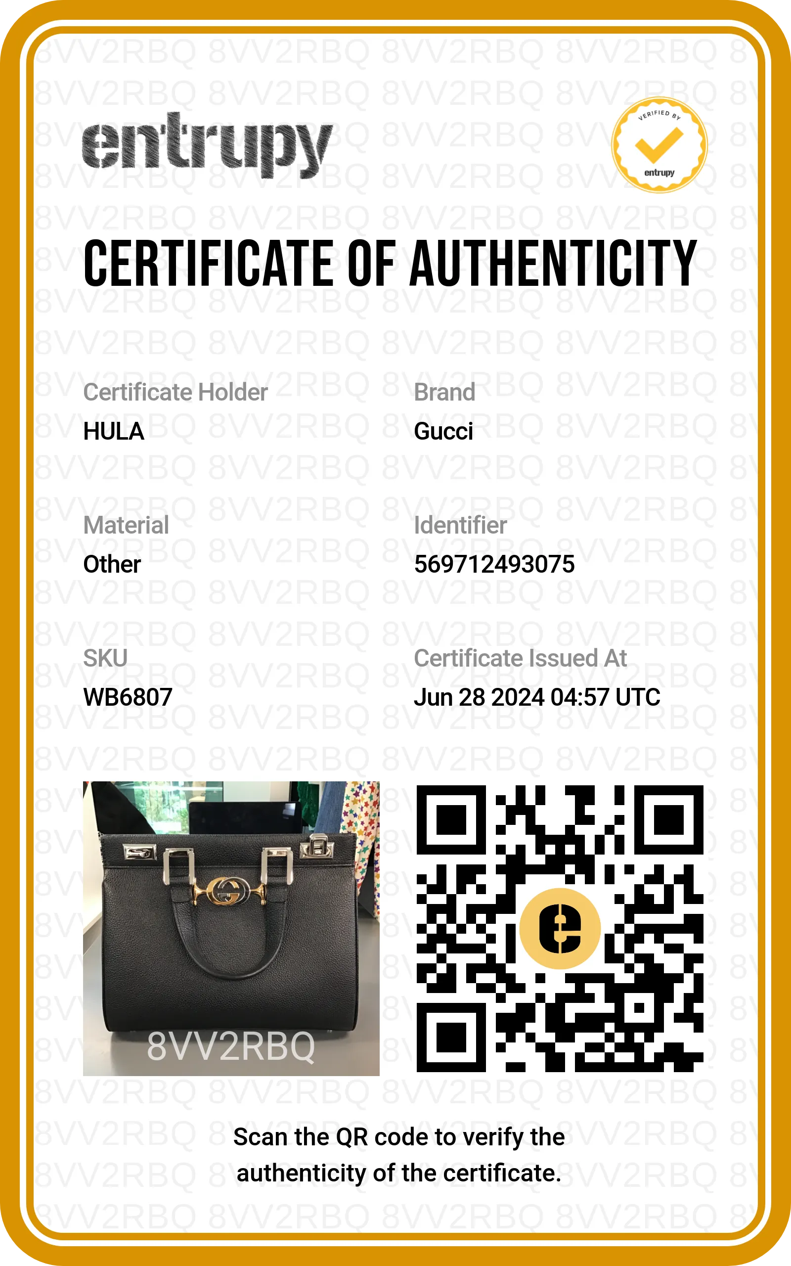 [WB6807] Gucci | Tote Bag