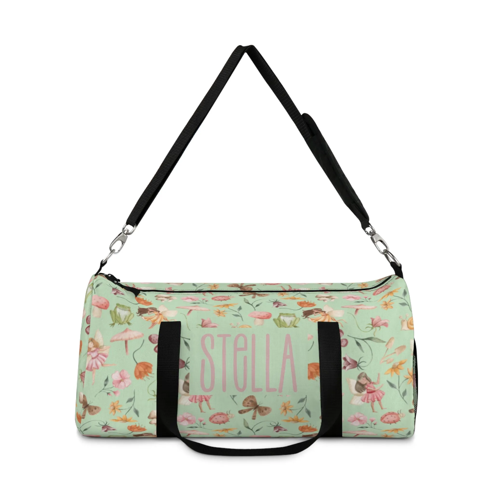 Whitton’s Fairy Garden Duffel Bag (INCLUDE CUSTOM NAME & FONT OPTION IN NOTES AT CHECKOUT)