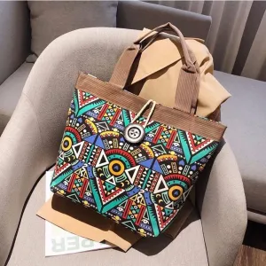Women Canvas Bags Casual Large Daily Shoulder Tote Shopper Handbag Simple Hobo Bags 1Pcs