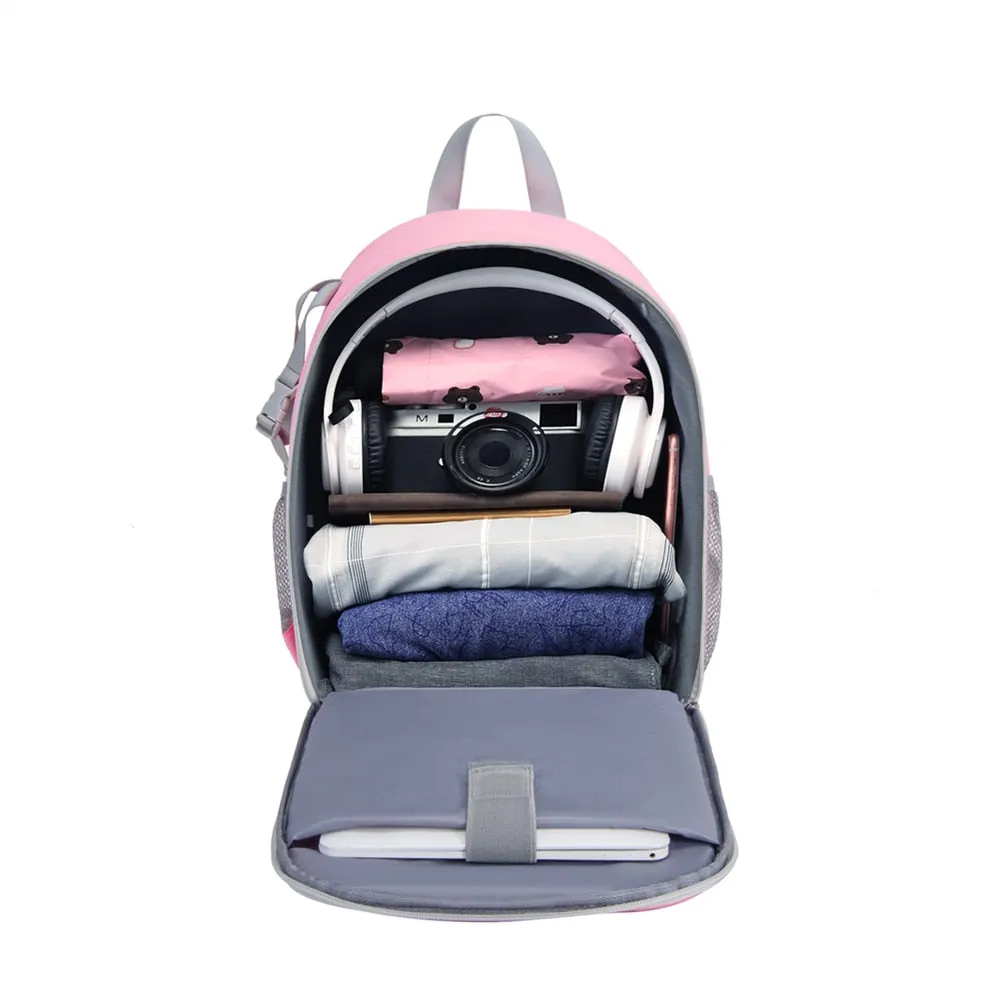Women's Camera & Lens Backpack, DSLR Camera Backpack, Pink, 14 inches