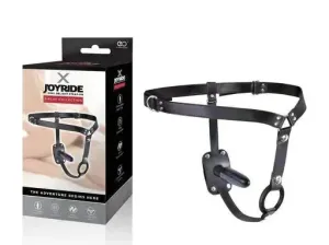 X JOYRIDE 5" DUAL DELIGHT STRAP-ON BLACK