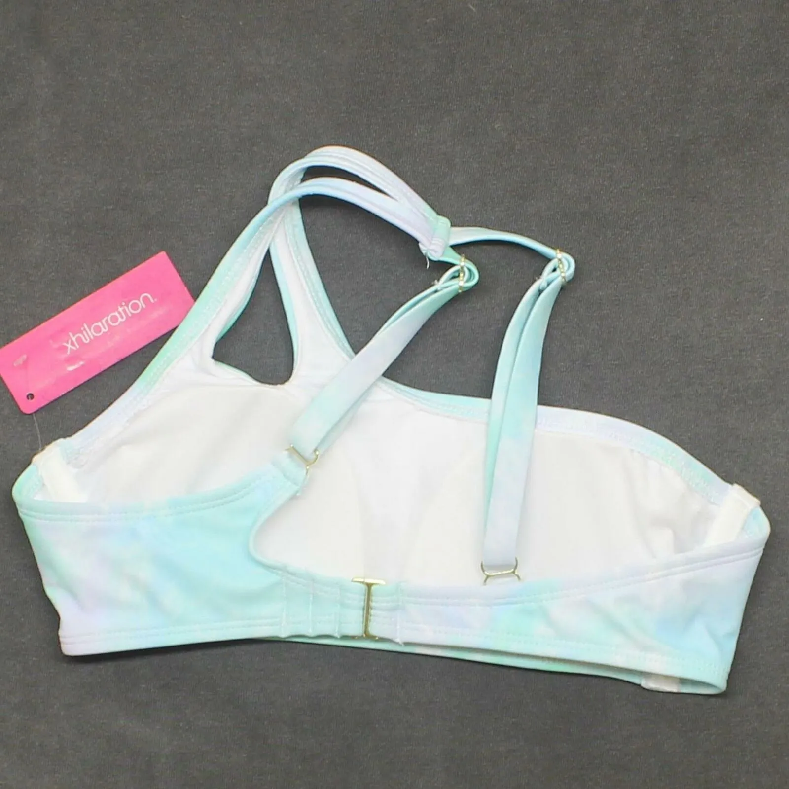 Xhilaration Women's Tie Dye One Shoulder Bikini Top