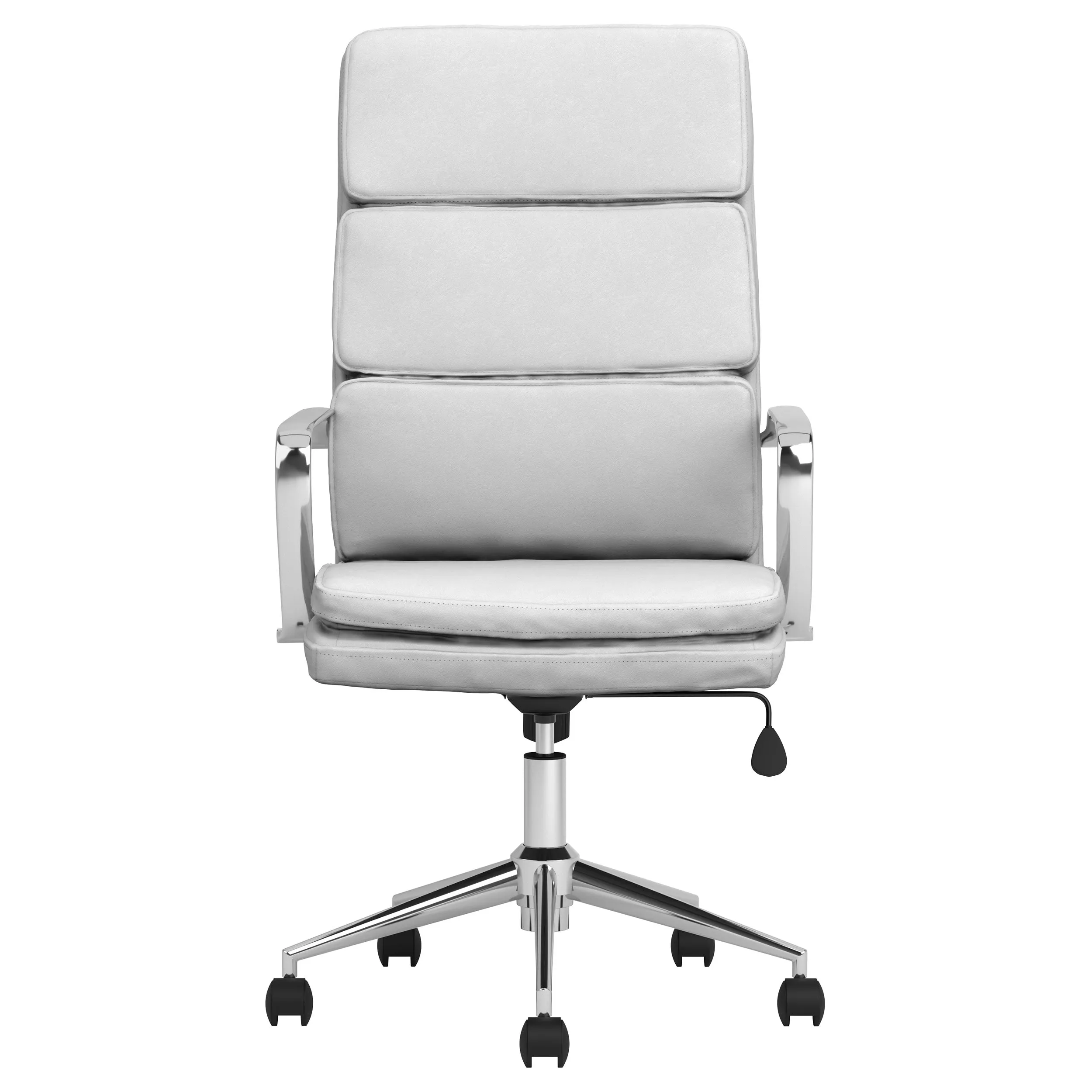 Ximena Upholstered Adjustable High Back Office Chair White