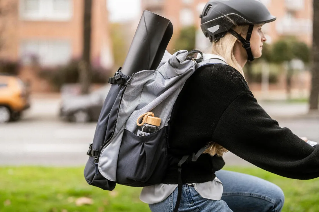Yoga Mat Backpack - Blue/Grey