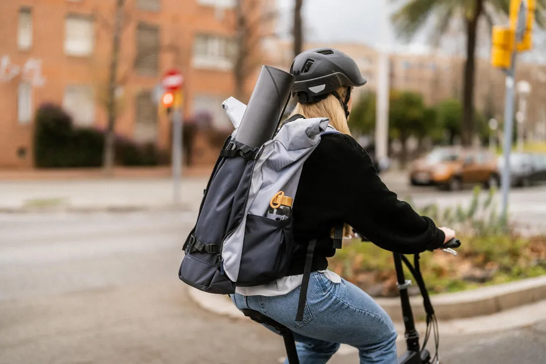 Yoga Mat Backpack - Blue/Grey