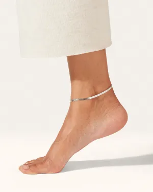 Zeina Anklet | Rhodium