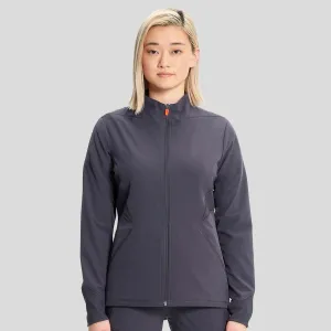 Zip Front Jacket | Pewter